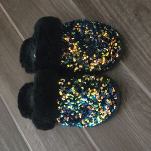 Sequin Ugg Slippers